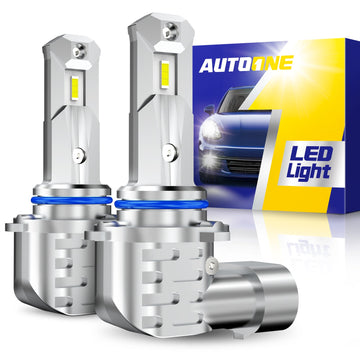 Autoone Headlight Bulb 9005 HB3 LED Headlight Bulbs 12000LM 6000K White 2 PCS